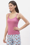 Floret Cotton Camisole (Pack of 2) - Pink China Rose — thumbnail 4